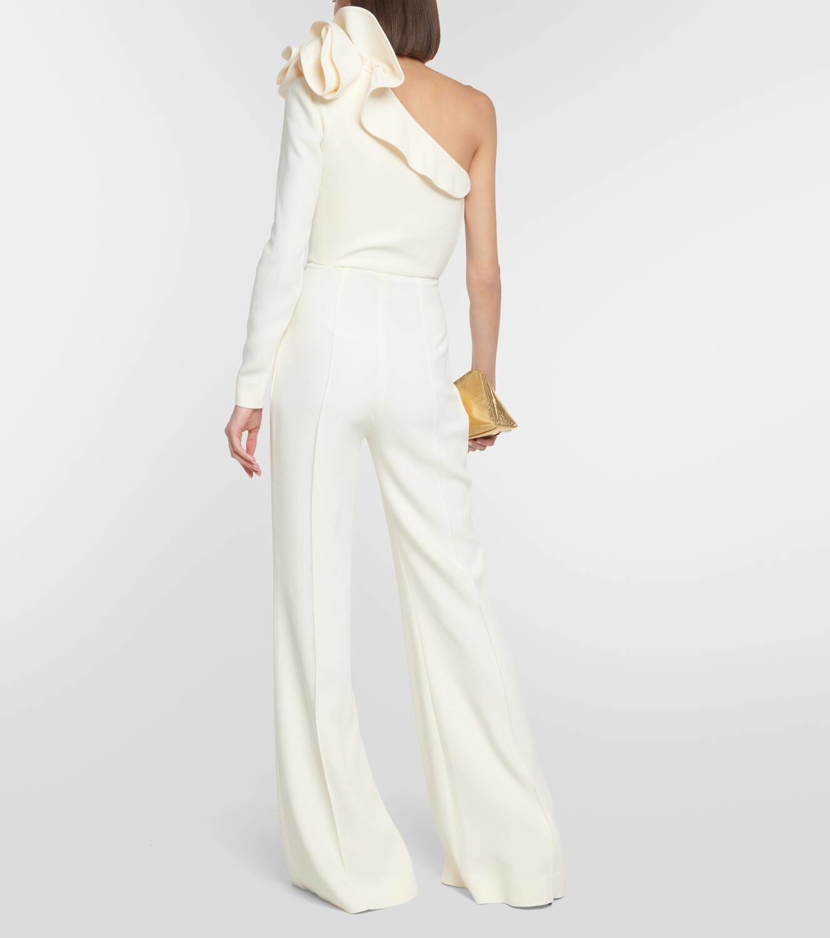 Elie Saab Floral one-shoulder jumpsuit