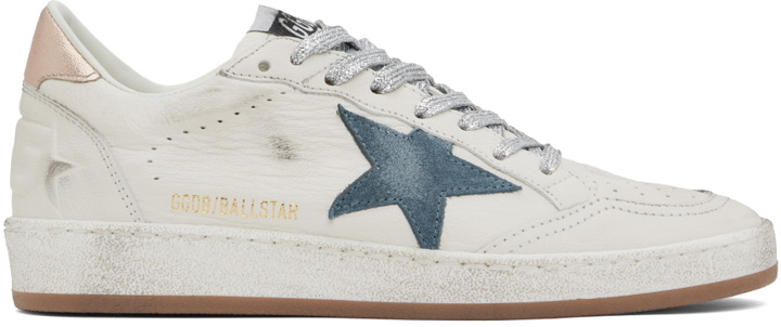 Photo: Golden Goose Off-White Ball Star Sneakers