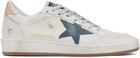 Golden Goose Off-White Ball Star Sneakers