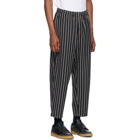 Nanamica Black Vertical Stripe Trousers