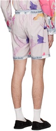 KidSuper Pink Printed Shorts
