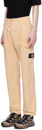 Stone Island Beige Patch Cargo Pants