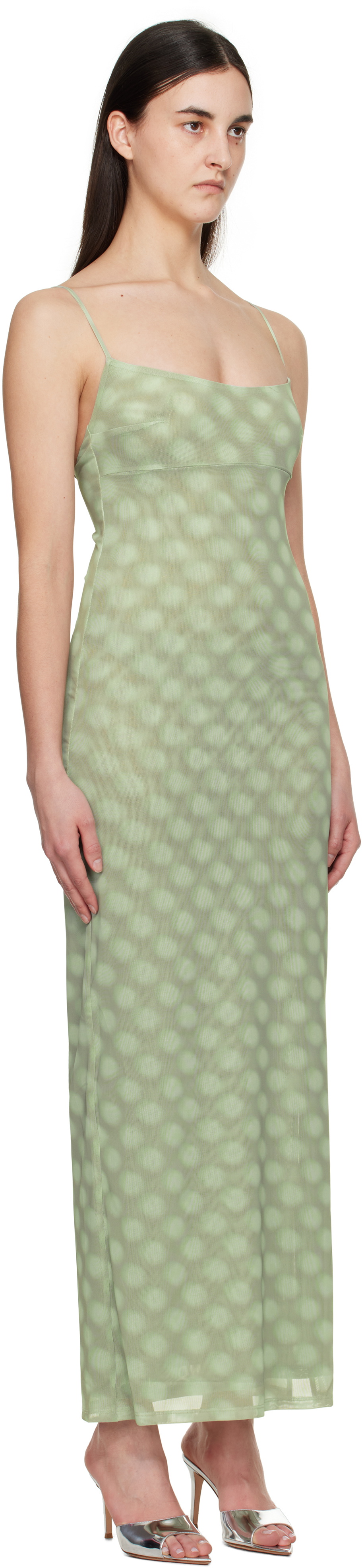 Miaou Green Thais Maxi Dress