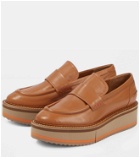 Clergerie - Bahati leather platform loafers