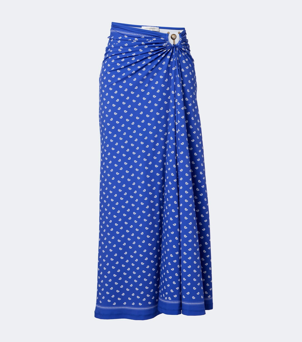 Christopher Esber Ruched Orbit bandana maxi skirt