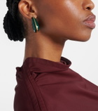 Bottega Veneta Fin Small sterling silver earrings