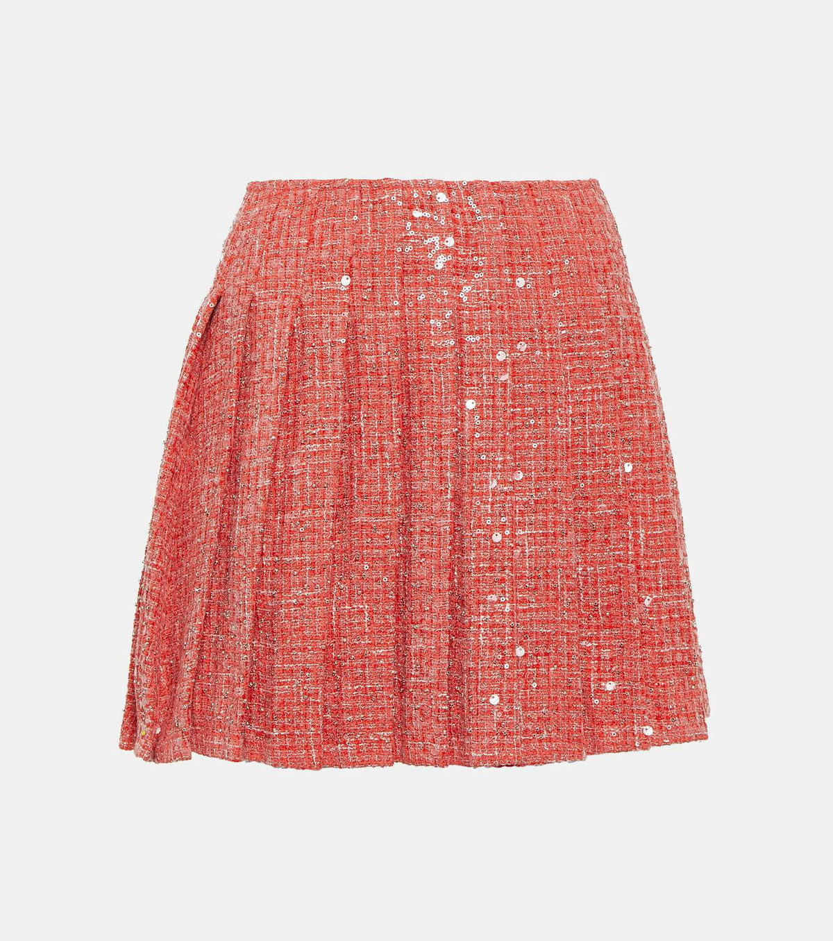 Self-Portrait Bouclé miniskirt Self-Portrait