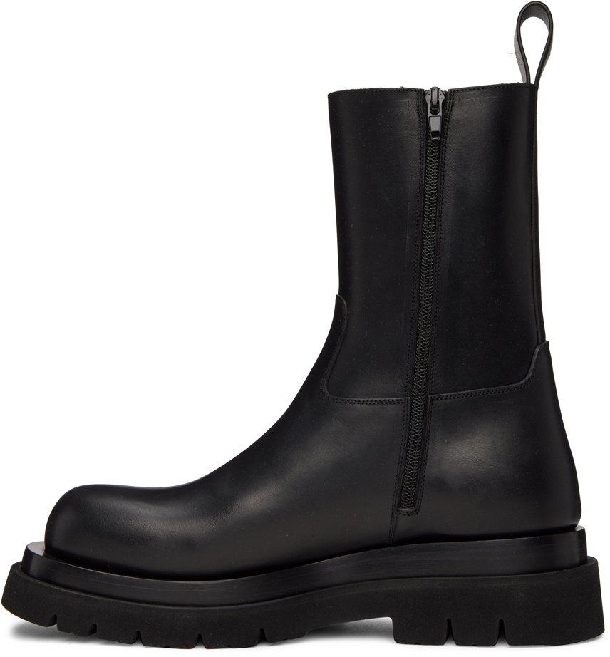 Bottega Veneta Black Lug Boots Bottega Veneta