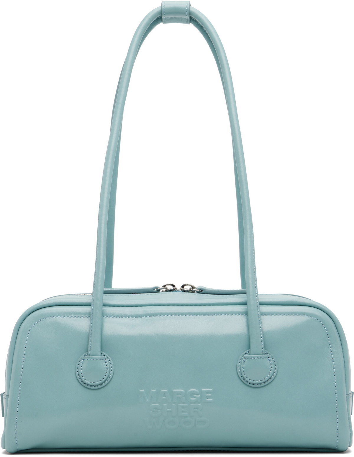 MARGESHERWOOD Blue Soft Boston EW Bag
