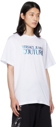 Versace Jeans Couture White Printed T-Shirt