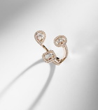 Messika My Twin Trilogy 18kt rose gold ring with diamonds