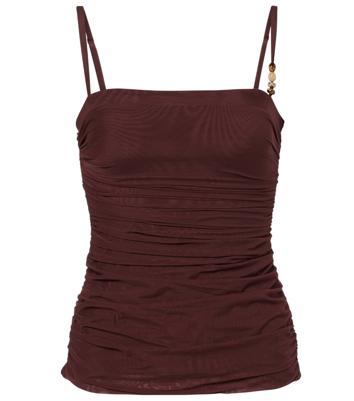 Photo: SIR Gathered jersey tank top