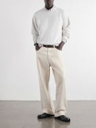 A.PRESSE - Cotton-Jersey Sweatshirt - Gray