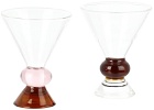 Sophie Lou Jacobsen Pink & Burgundy GHIA Edition Provence Totem Glasses Set
