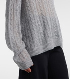 Lisa Yang Amabel cable-knit cashmere and silk sweater