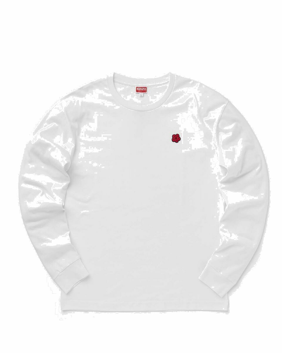 Photo: Kenzo Gots Boke Classic Longsleeve Tee White - Mens - Longsleeves