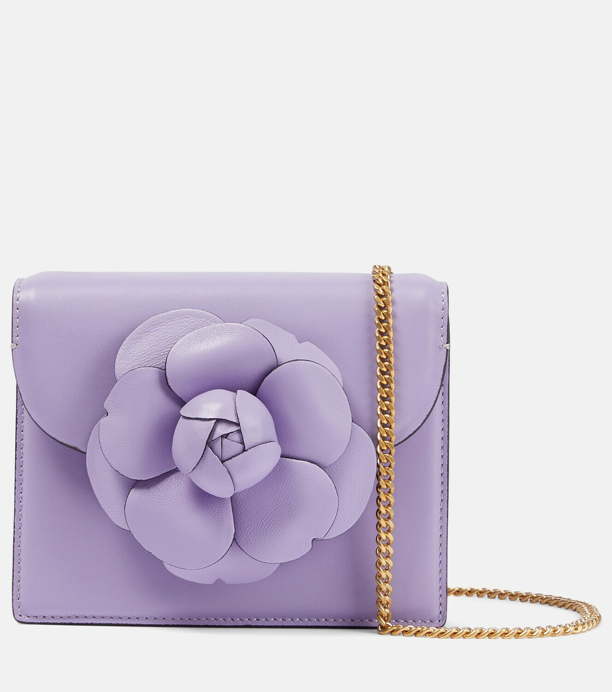 Oscar de la Renta Tro Mini leather shoulder bag