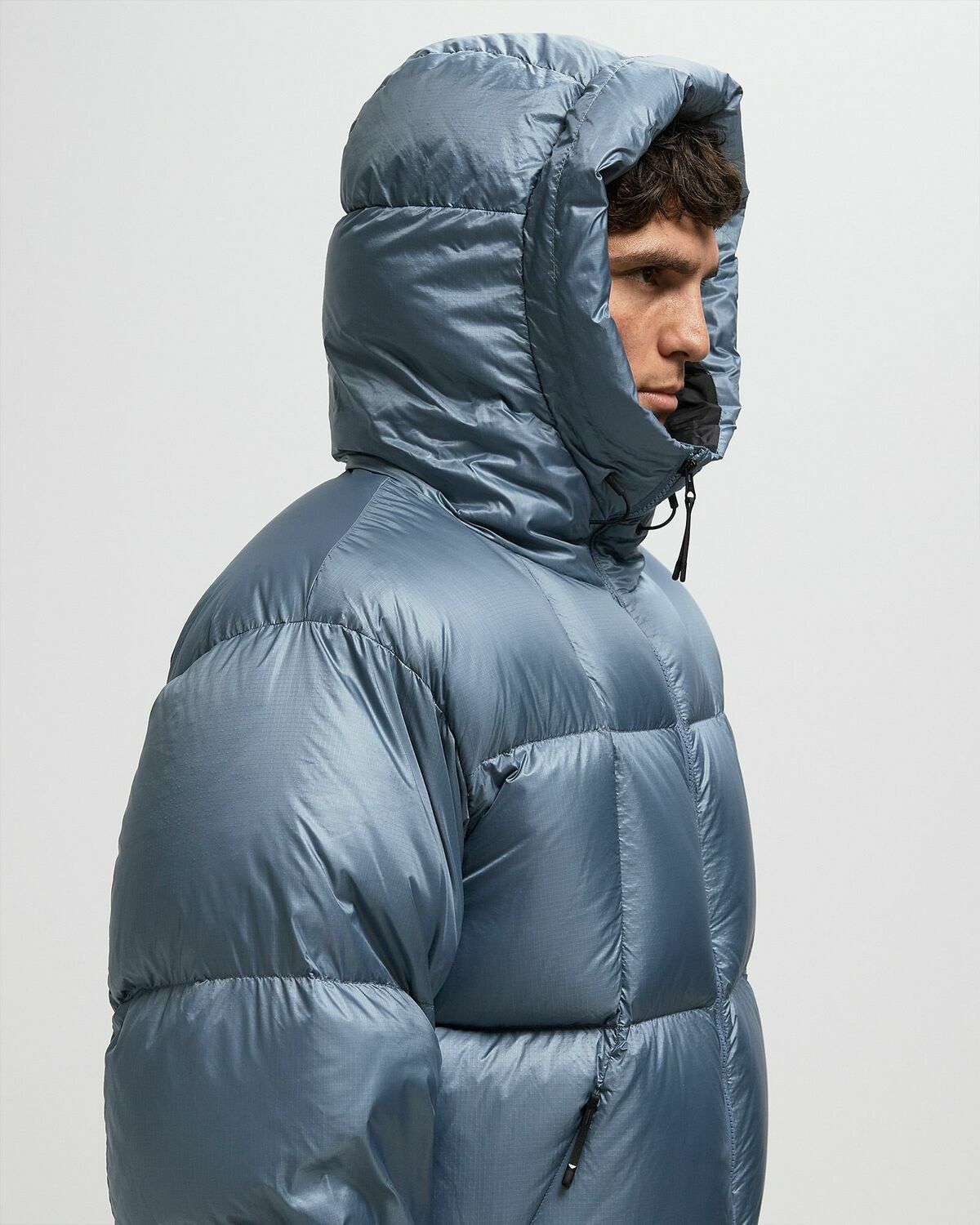 Goldwin PERTEX QUANTUM Down Parka Blue Mens Down & Puffer Jackets/Parka