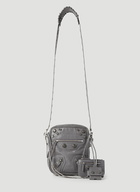 Balenciaga - Le Cagole Crossbody Bag in Dark Grey