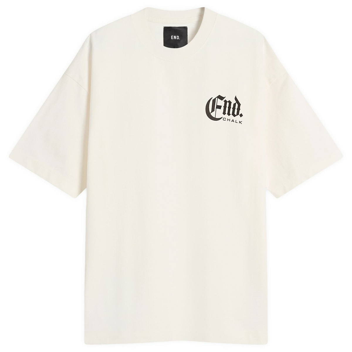 END. Got The Chalk? T-Shirt in Ecru