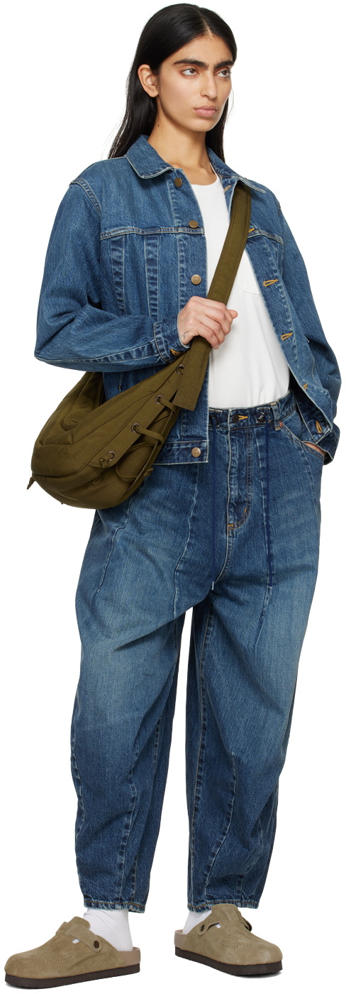 NEEDLES Blue Darted Denim Jacket