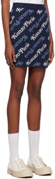 Kenzo Navy VERDY Edition Kenzo Paris Miniskirt