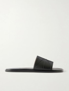 LOEWE - Origami Leather Sandals - Black