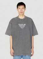 VETEMENTS - Tease Me Faded T-Shirt in Grey