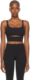 Alo Black Slit Sports Bra