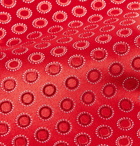 Charvet - 8.5cm Embroidered Silk Tie - Red