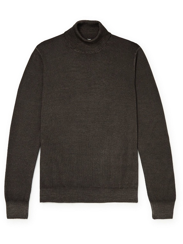 Photo: Caruso - Wool Rollneck Sweater - Brown