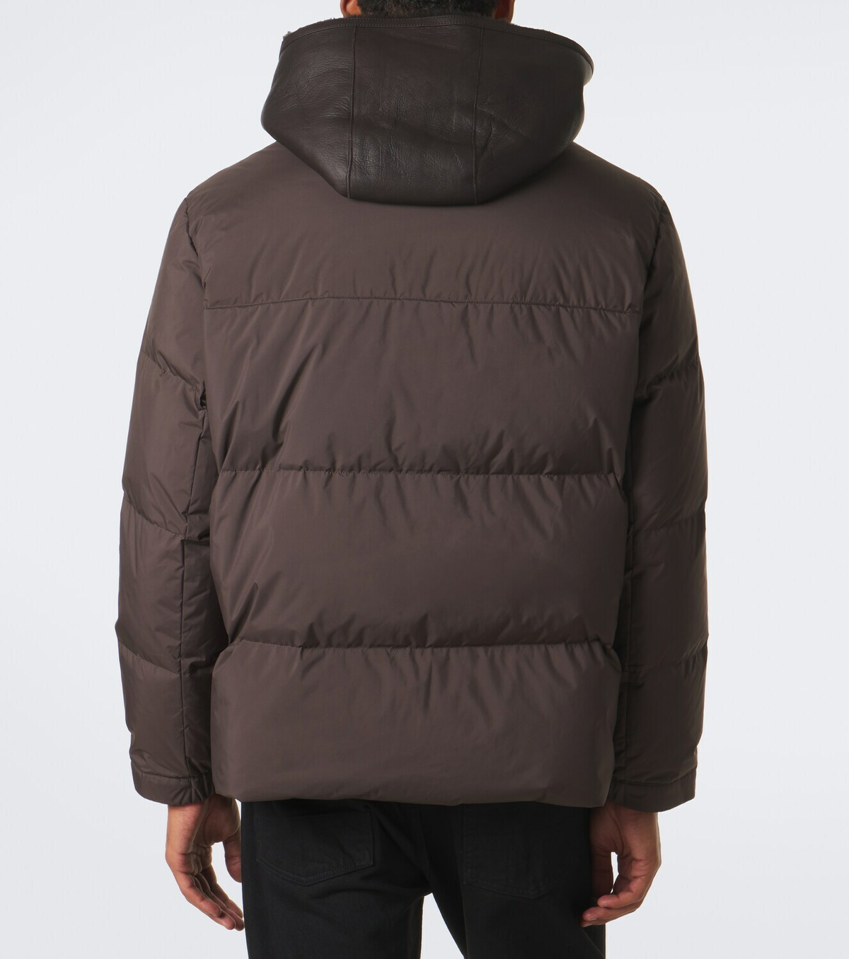 Yves Salomon Shearling-trimmed down jacket