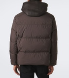 Yves Salomon Shearling-trimmed down jacket