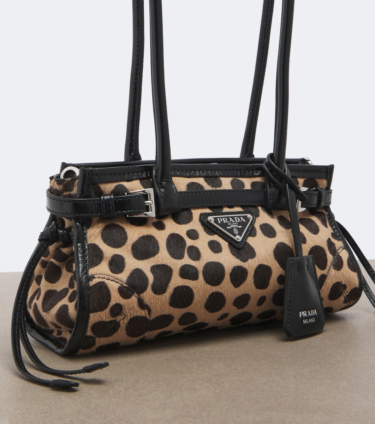 Prada Prada Bonnie Small calf hair shoulder bag