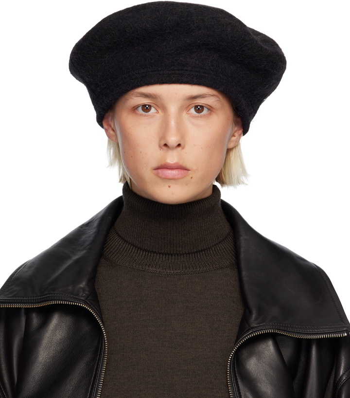 Photo: LEMAIRE Black Oversized Beret
