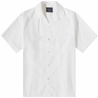 Portuguese Flannel Men's Atlantico Seersucker Vacation Shirt in White