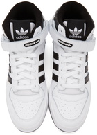 adidas Originals Black & White Forum Mid Sneakers