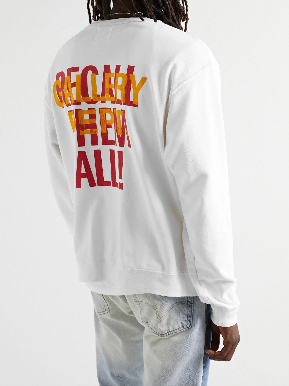 Gallery Dept. - G-Ball Printed Cotton-Jersey Sweatshirt - White