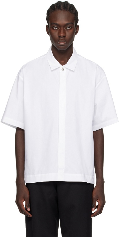 Photo: Jacquemus White Les Classiques 'La Chemise Manches Courte' Shirt