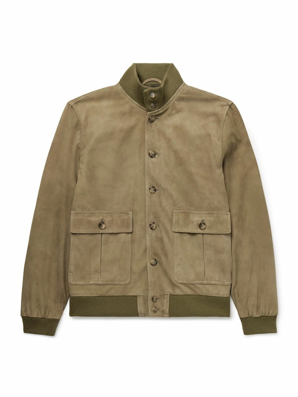 Photo: Valstar - Valstarino Suede Jacket - Green