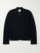 Allude - Virgin Wool and Cashmere-Blend Bomber Jacket - Blue