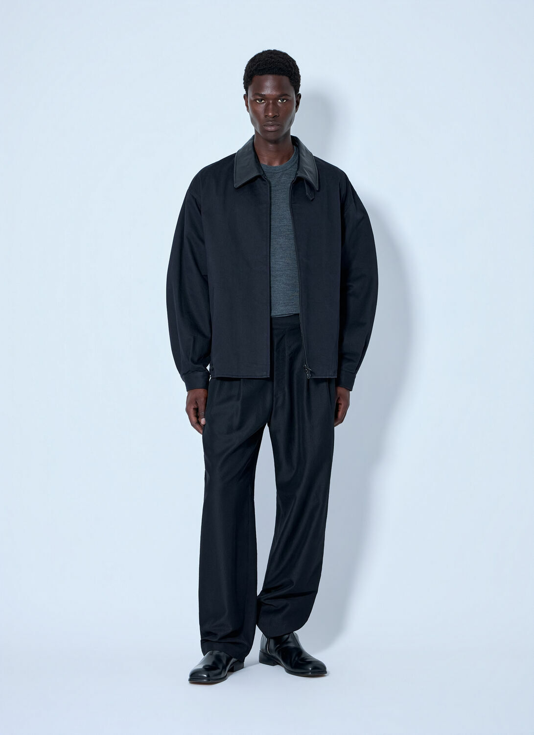ssstein Sulfur Dyed Brush Chino Zip Jacket