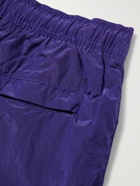 Stone Island - Mid-Length Logo-Appliquéd Swim Shorts - Purple