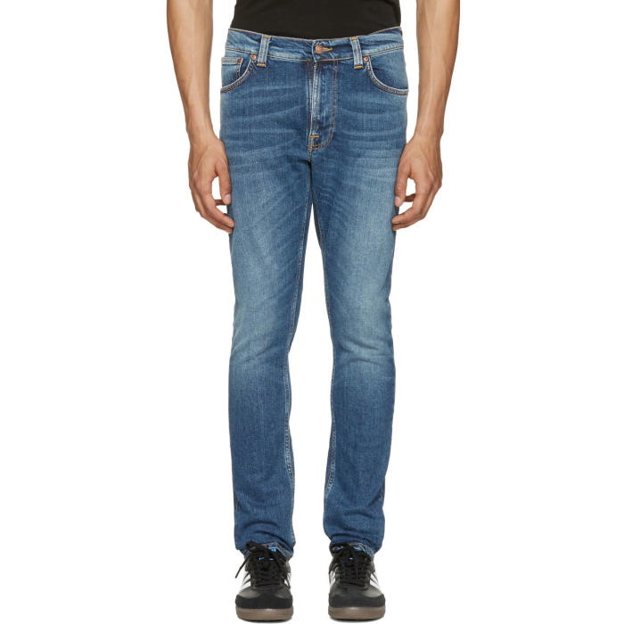 Photo: Nudie Jeans Blue Lean Dean Jeans