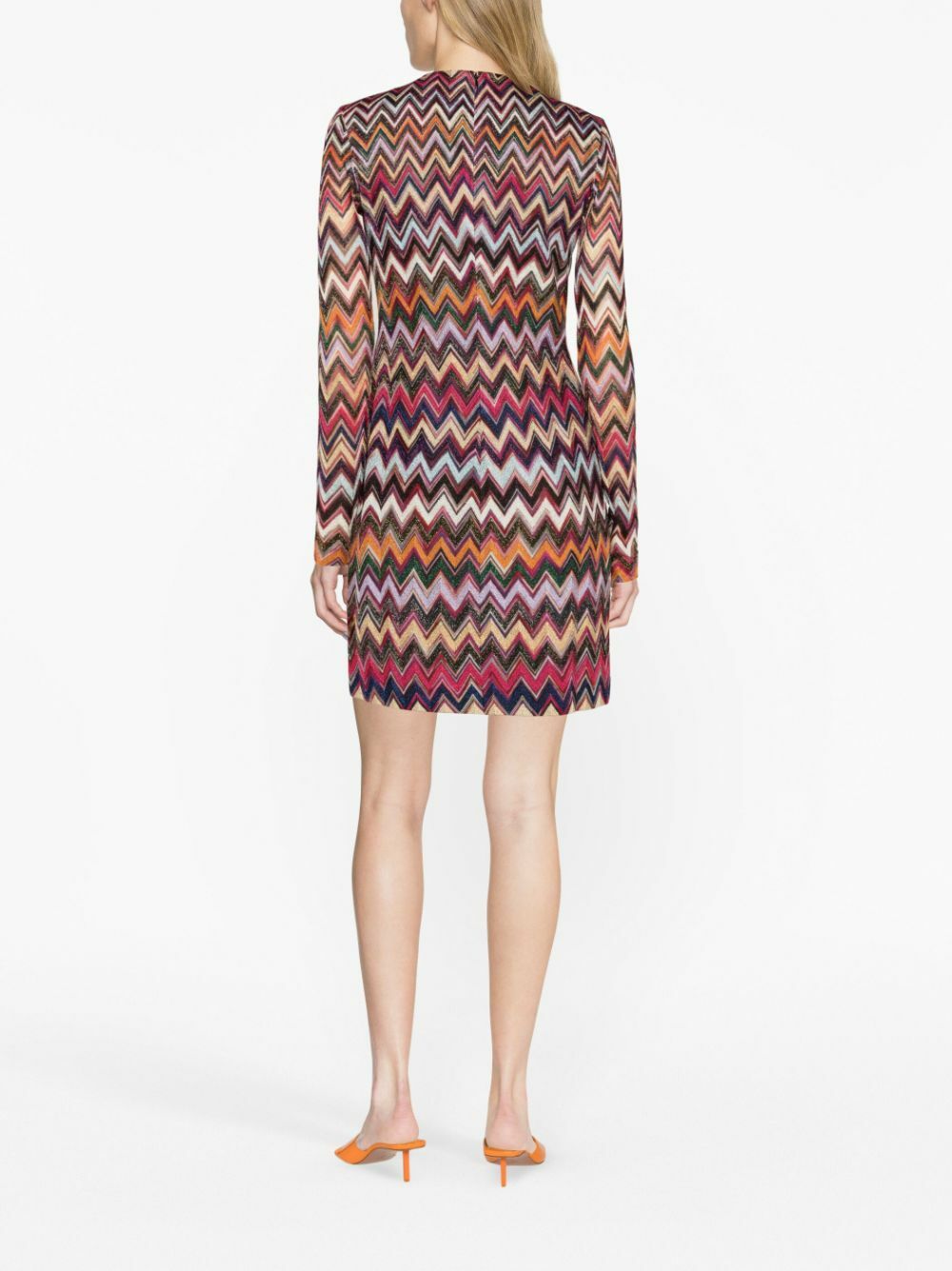 Missoni Poncho- Beige Zig Zag Pattern