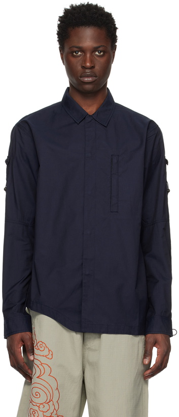 Photo: Maharishi Navy Travel Shirt