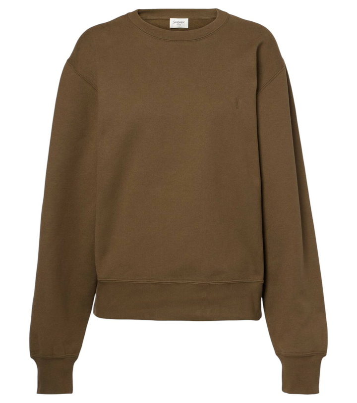 Photo: Saint Laurent Cassandre cotton sweatshirt