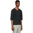 Homme Plisse Issey Miyake Black A-POC Pleats T-Shirt