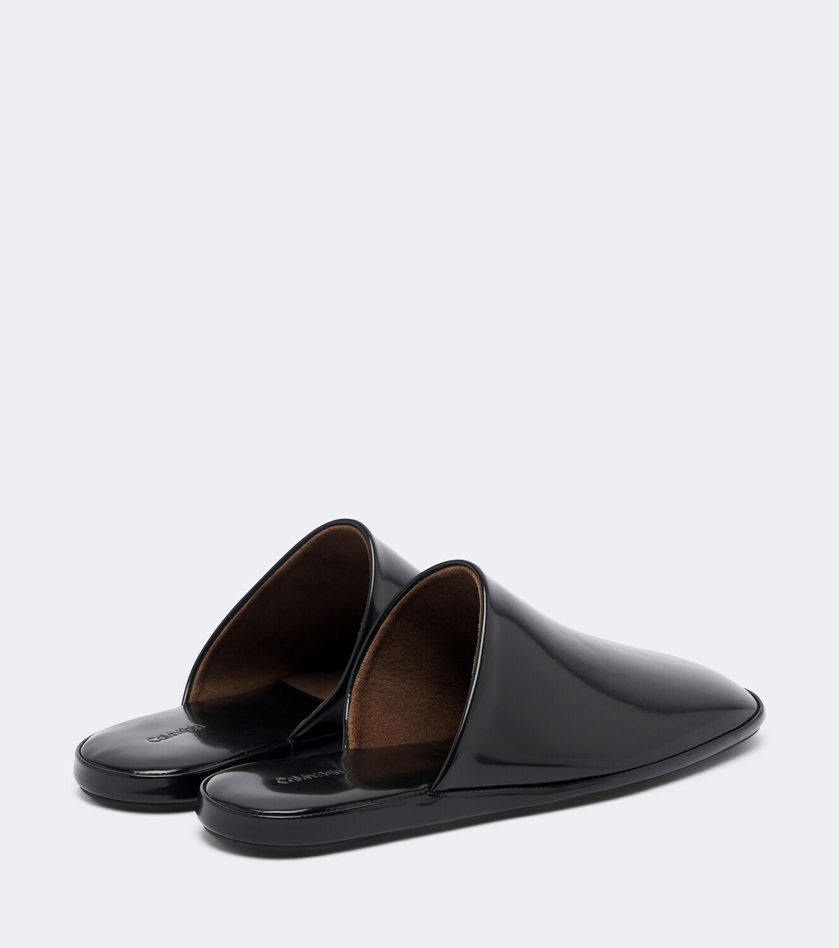 Calvin Klein Collection Hugh patent leather mules
