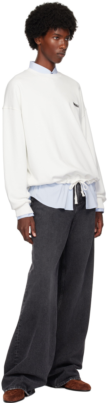 ZEGNA White Crewneck Sweatshirt